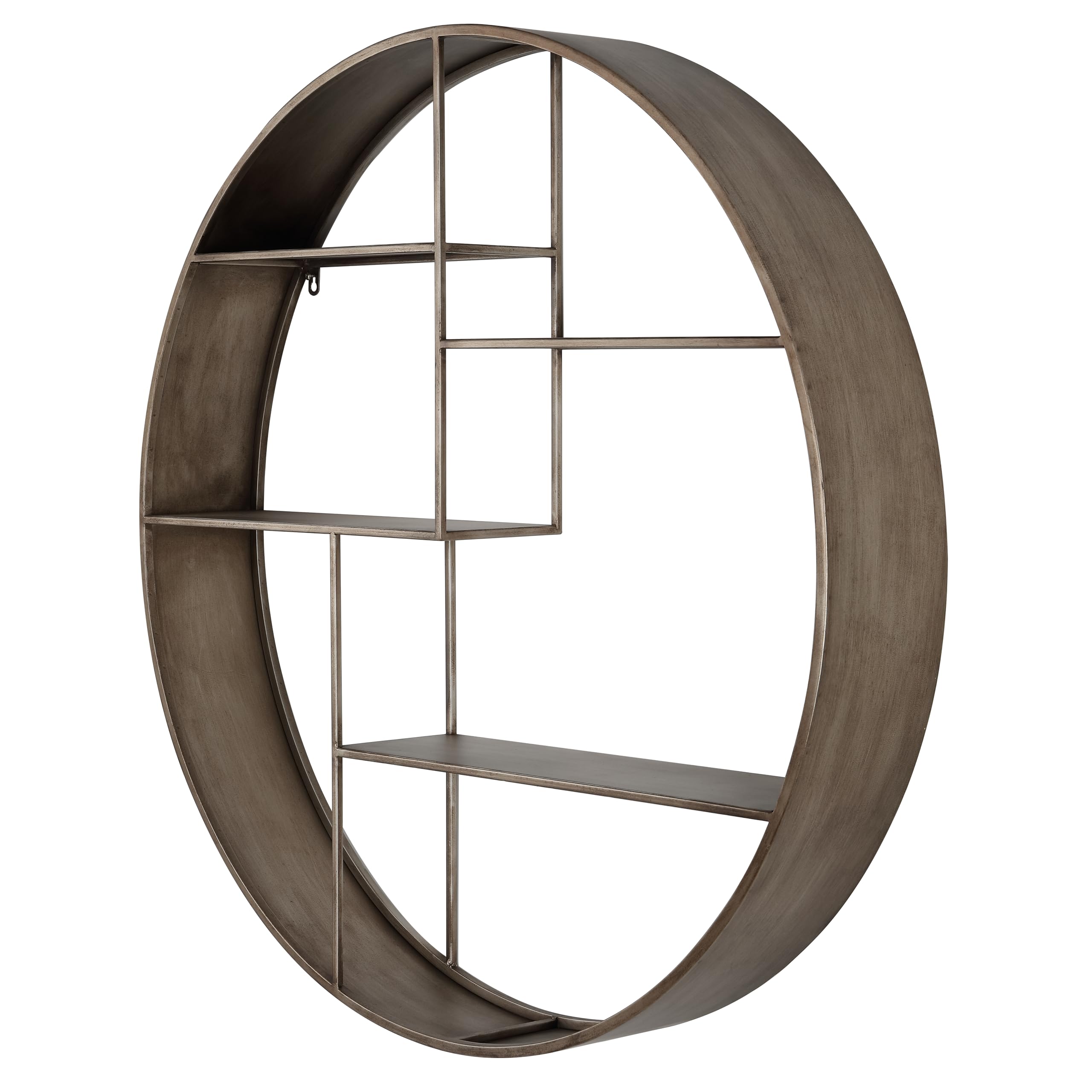 Circle Frame Shelfスペースエイジ モダン Amazon.com: SAFAVIEH Home Collection Elewen Modern Brown 4-Tier